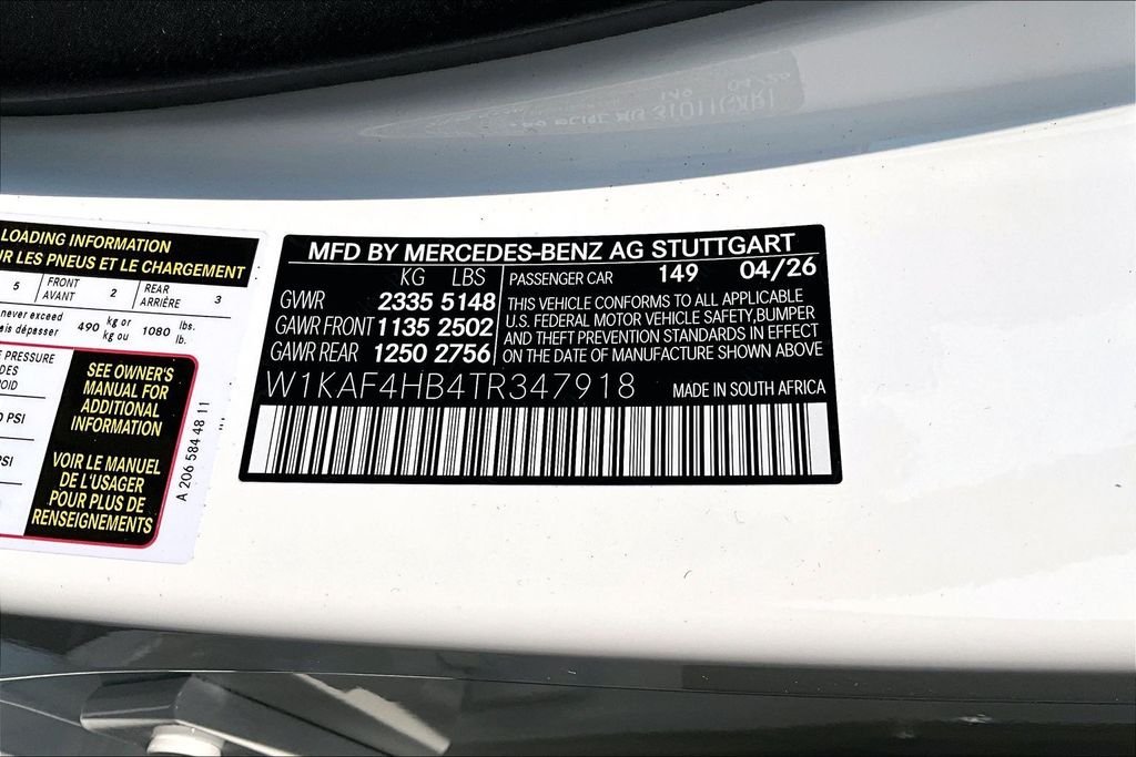 New 2026 Polar White Mercedes-Benz C 300 image 14