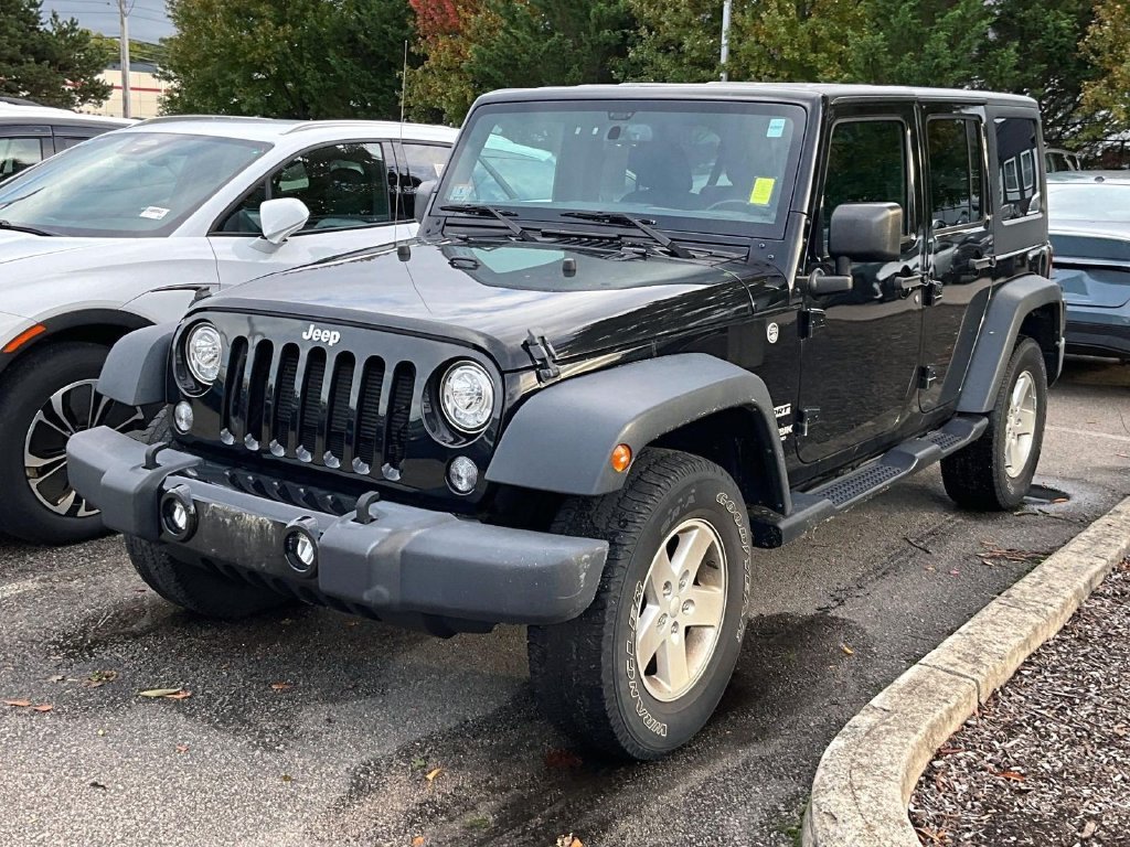 Used 2018 Black Jeep Unlimited Sport image 3