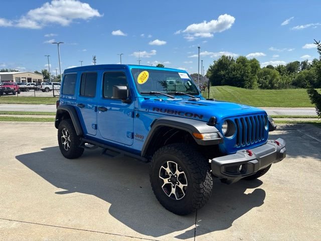 Used 2022 Blue Jeep Unlimited Rubicon image 34