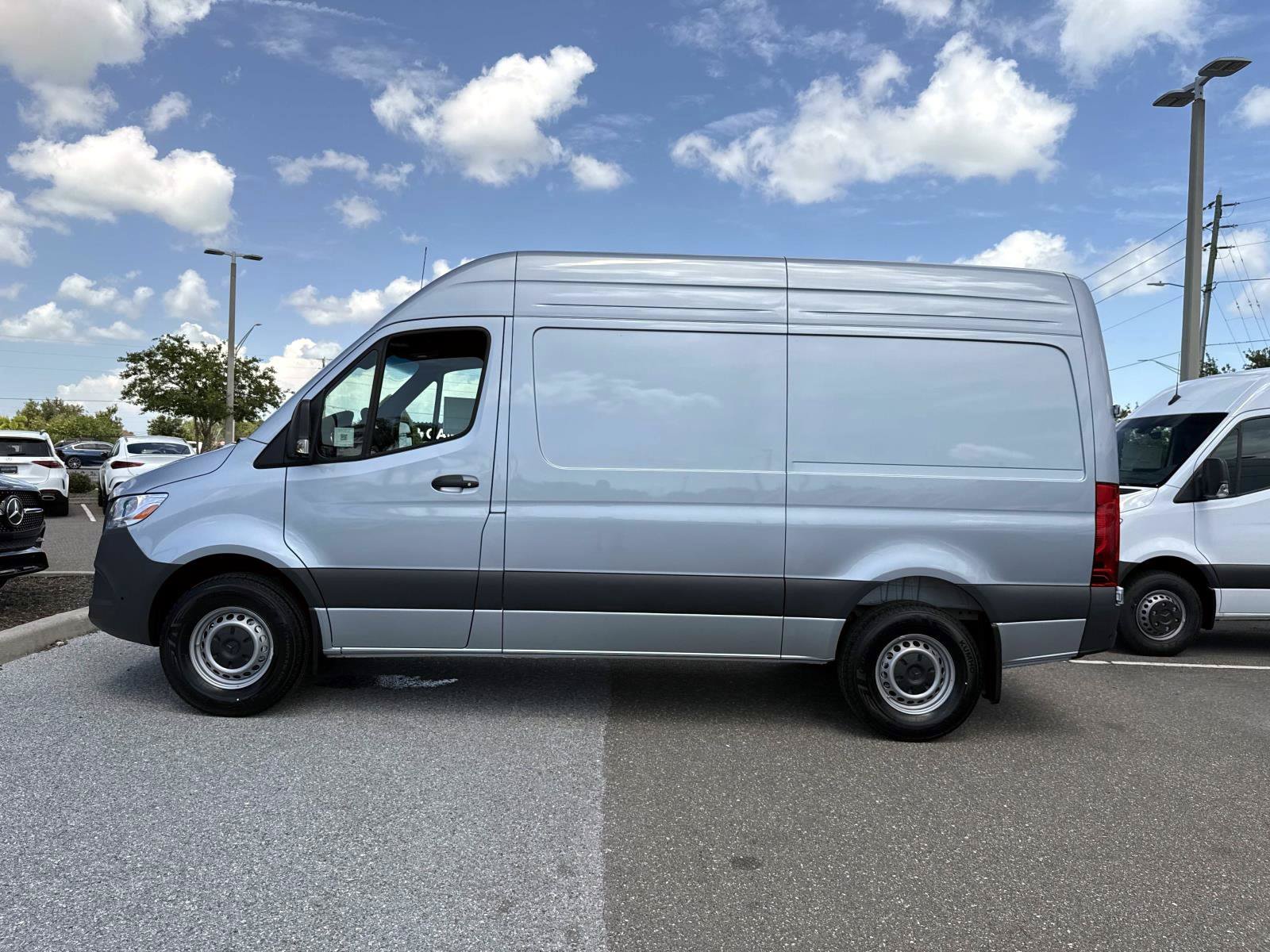 New 2026 Silver Metallic Sprinter Cargo 144 WB image 2
