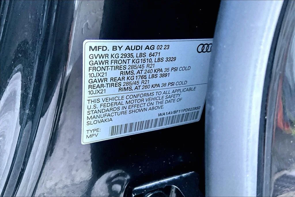 Used 2023 Black Audi 55 Premium image 19