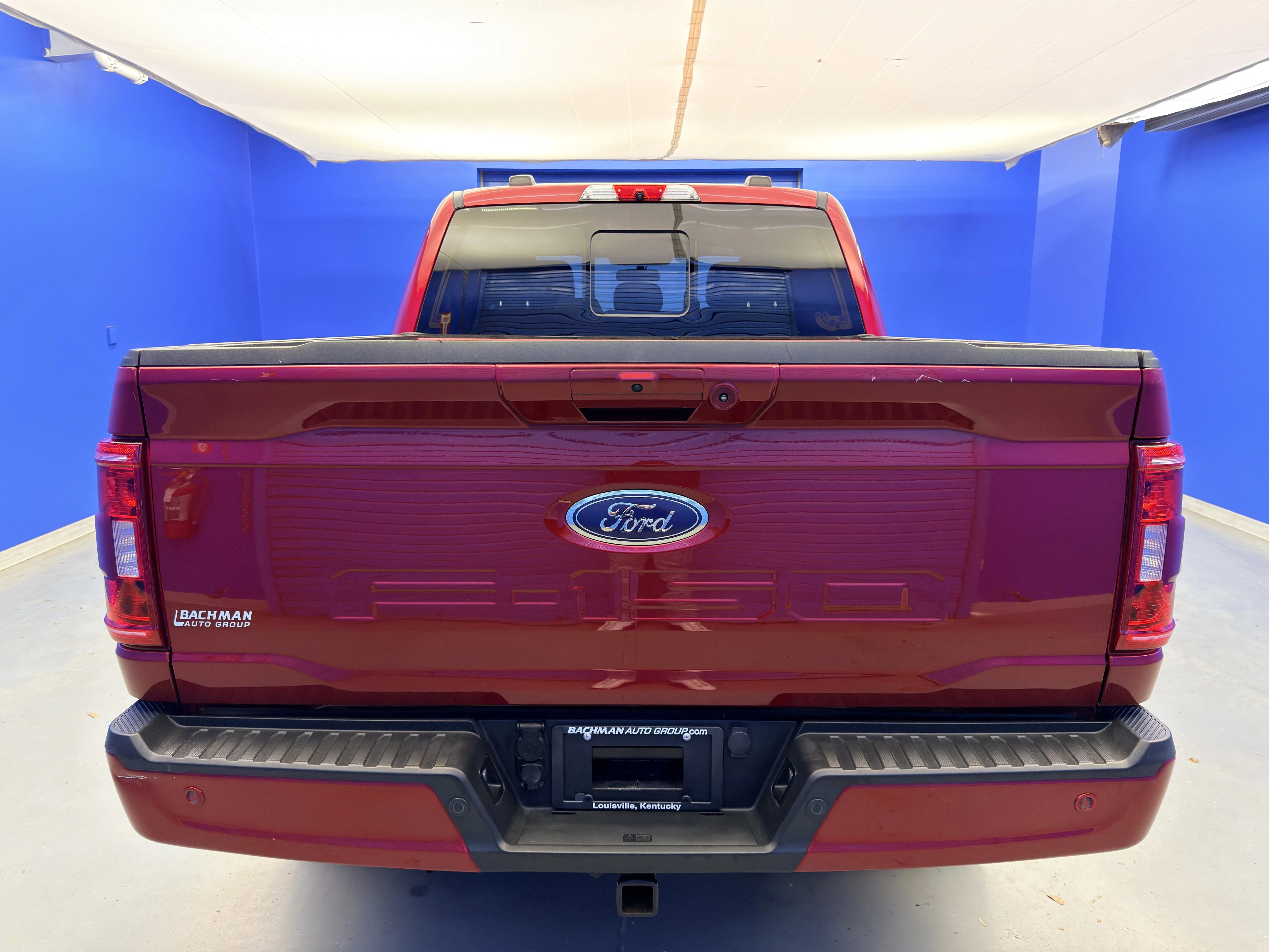 Used 2022 Rapid Red Metallic Tinted Clearcoat Ford XLT image 6