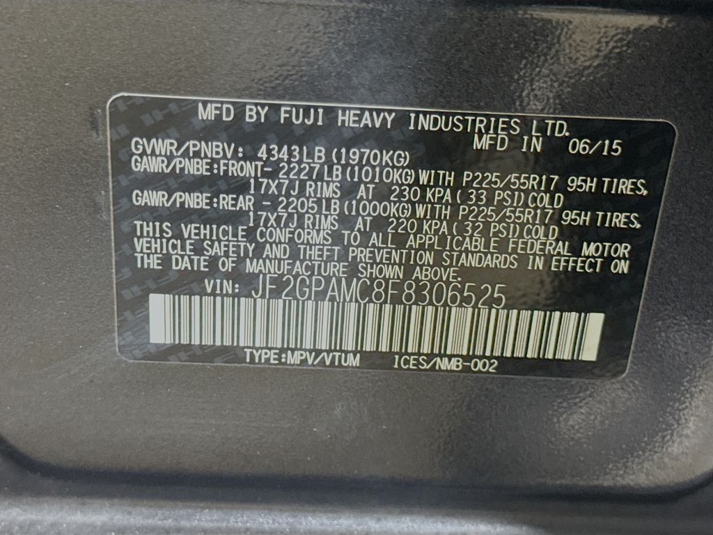 Used 2015 Dark Gray Metallic Subaru Limited image 29