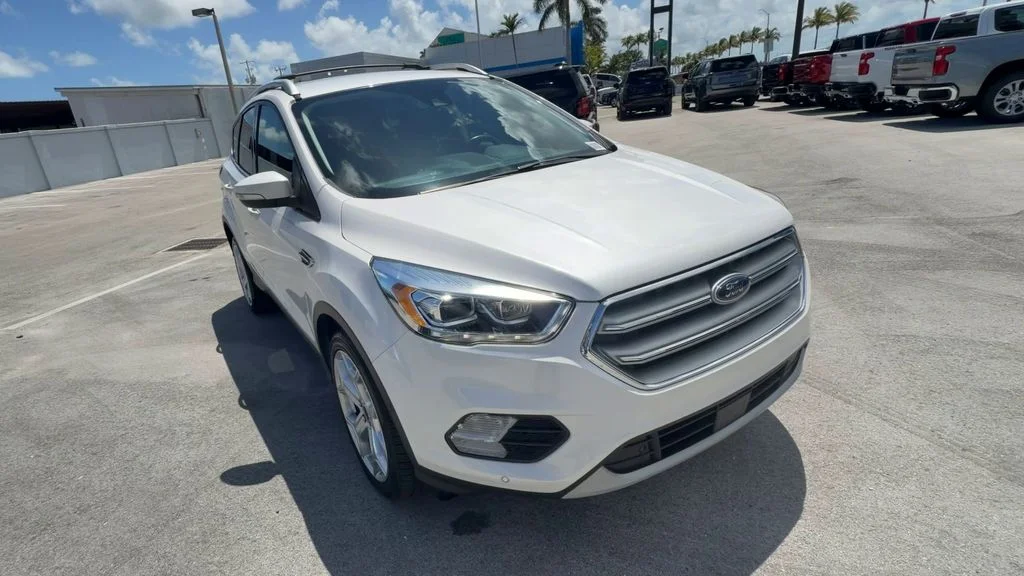 Used 2017 White Ford Titanium image 3
