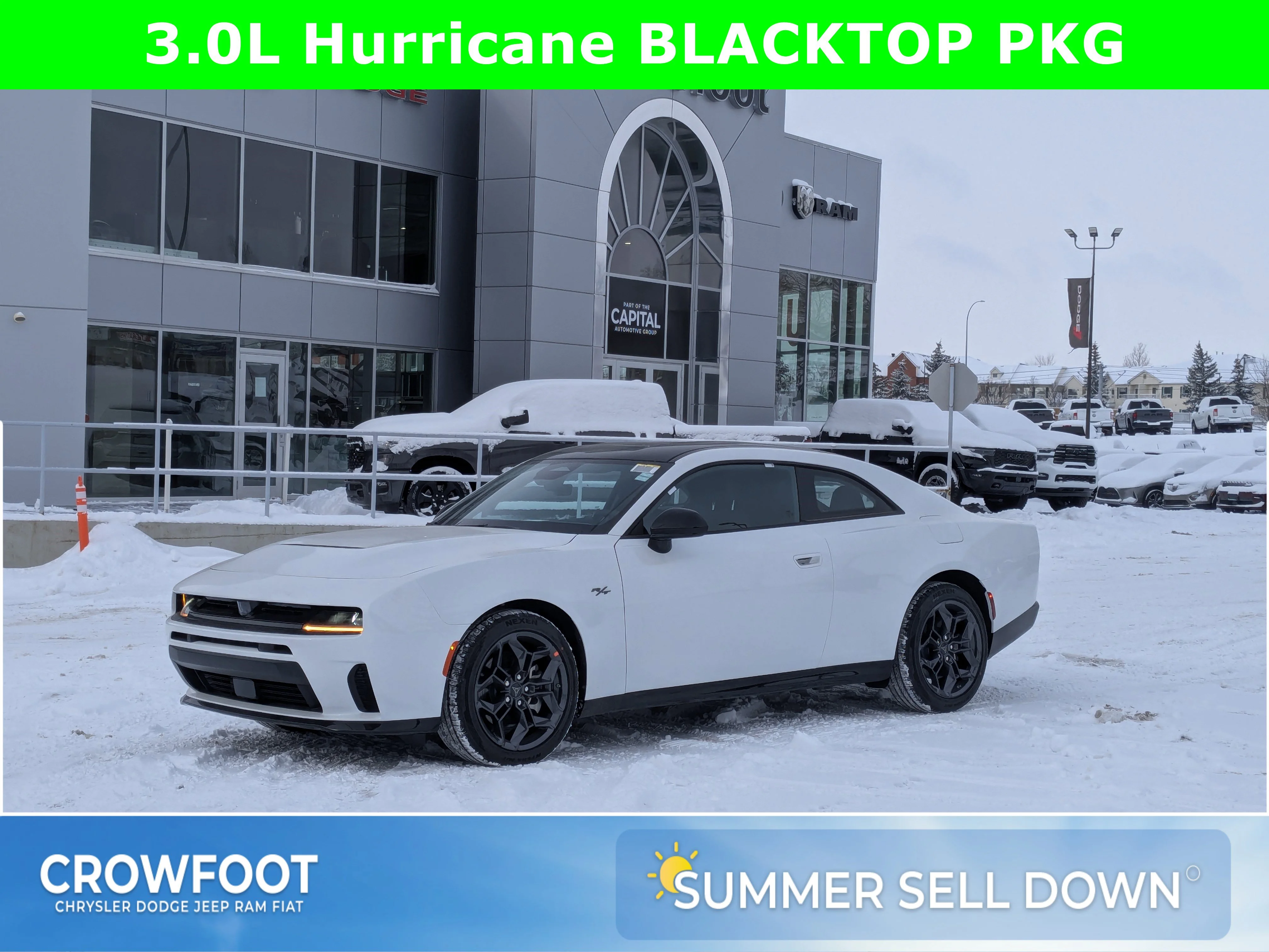 New 2026 White Dodge R/T - - Blacktop Pack - Hurricane Turbo - 20 Black Wheels - AWD & tons more! image 1