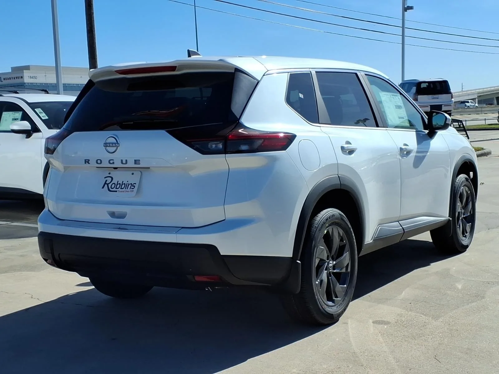 2026 Nissan Rogue SV White at Robbins Nissan