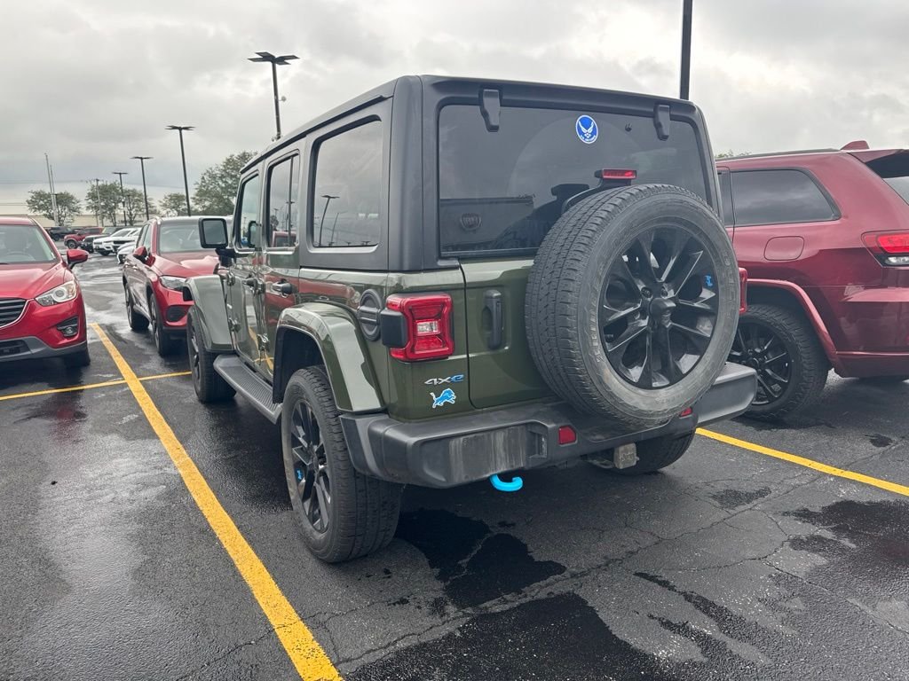 Certified Used 2023 Green Jeep Sahara 4xe image 3