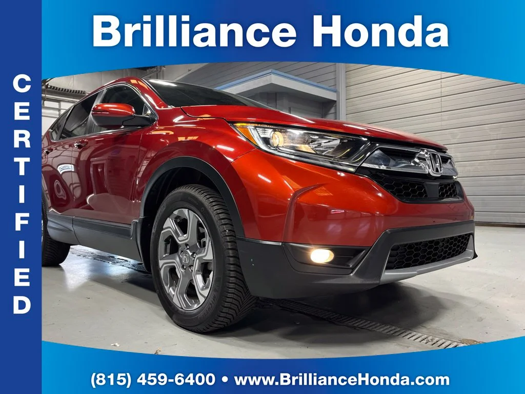 Certified Used 2017 Molten Lava Pearl Honda EX image 1