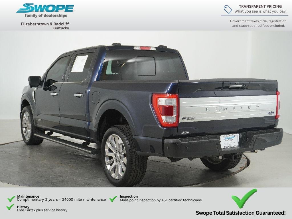 Used 2023 Antimatter Blue Metallic Ford Limited image 7