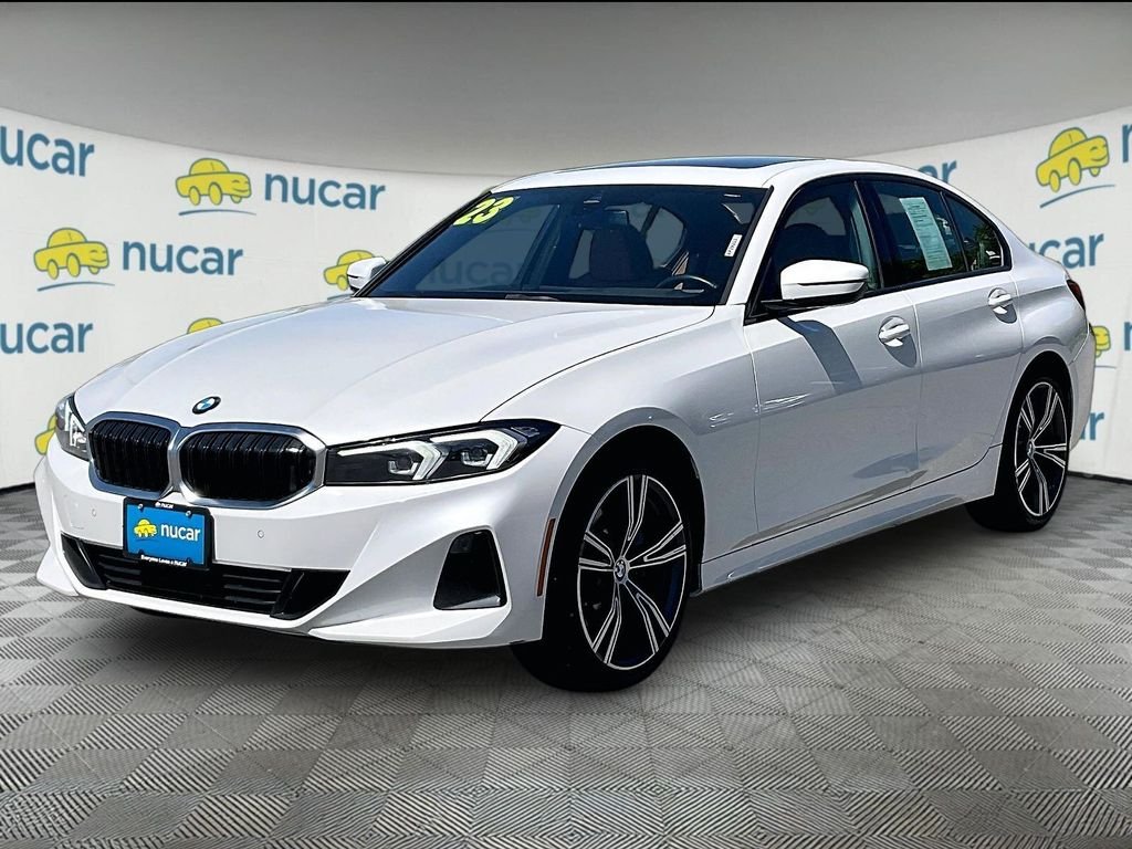 Used 2023 Mineral White Metallic BMW 330i xDrive image 3
