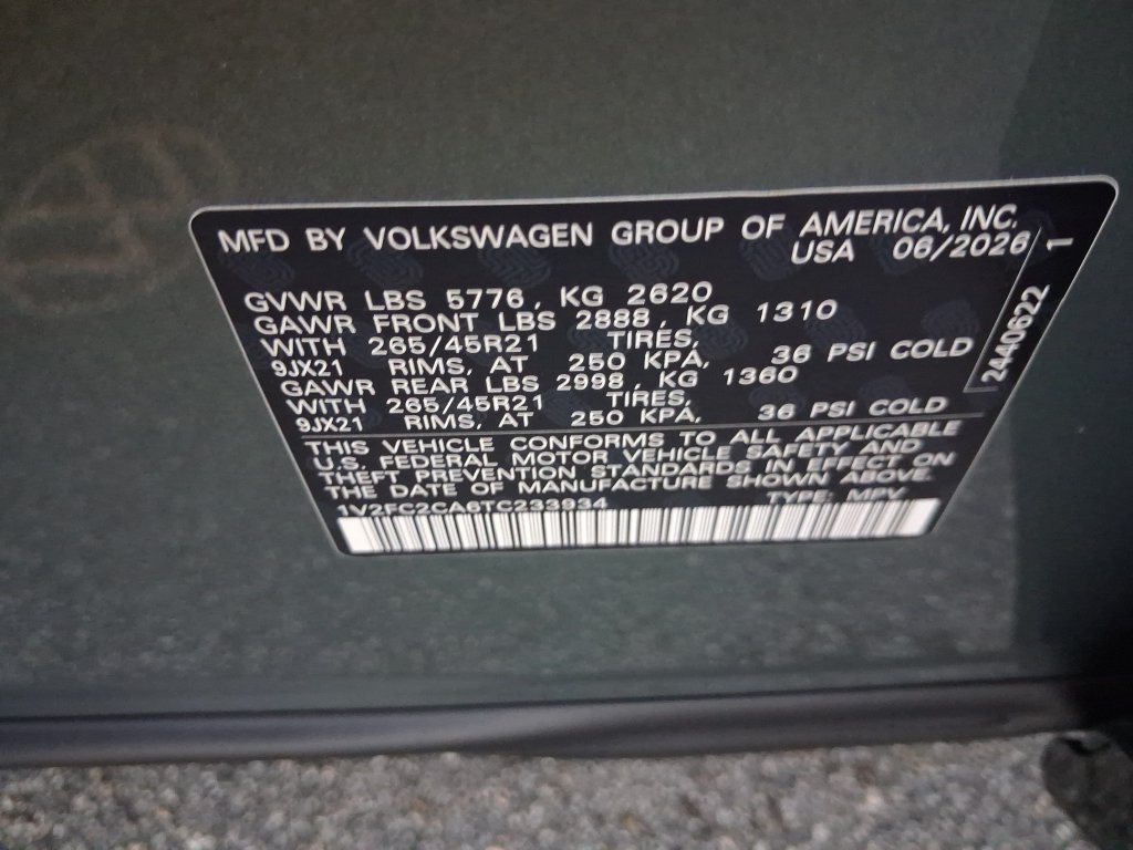 New 2026 Green Volkswagen SEL Premium R-Line image 14
