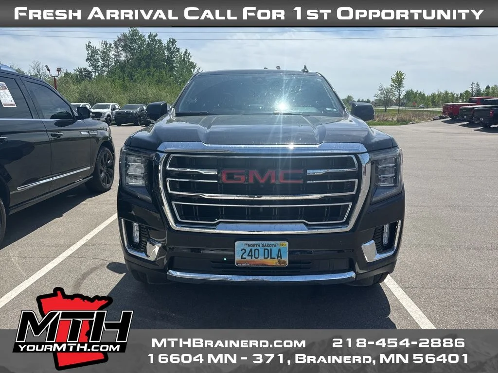 Used 2021 Black GMC SLT image 2