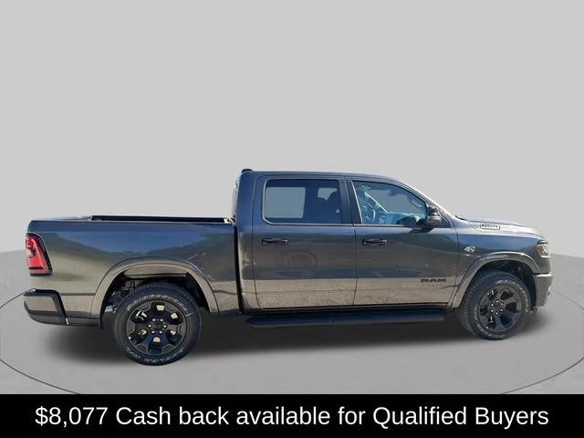New 2026 Granite Crystal Metallic Clear-Coat Exterior Paint RAM Big Horn/Lone Star image 2