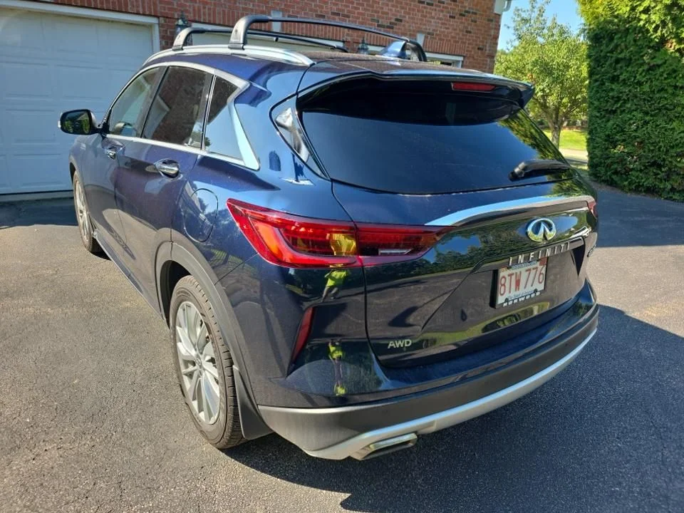 Certified Used 2023 Blue INFINITI LUXE image 4