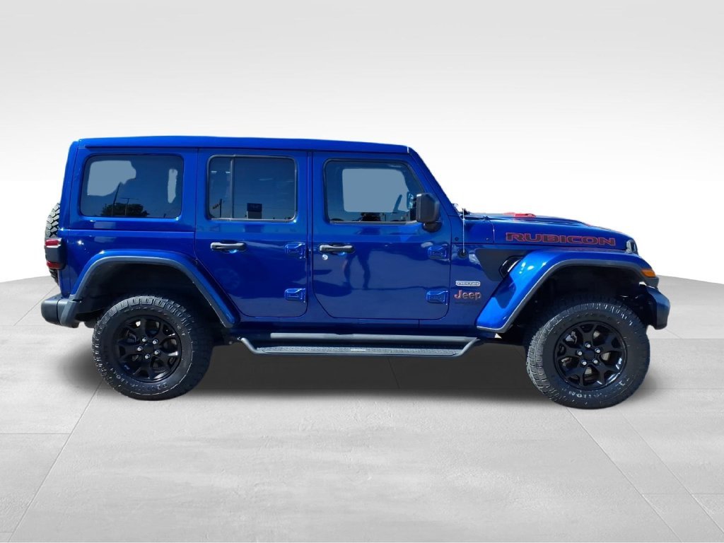 Used 2020 Ocean Blue Metallic Jeep Unlimited Rubicon image 26