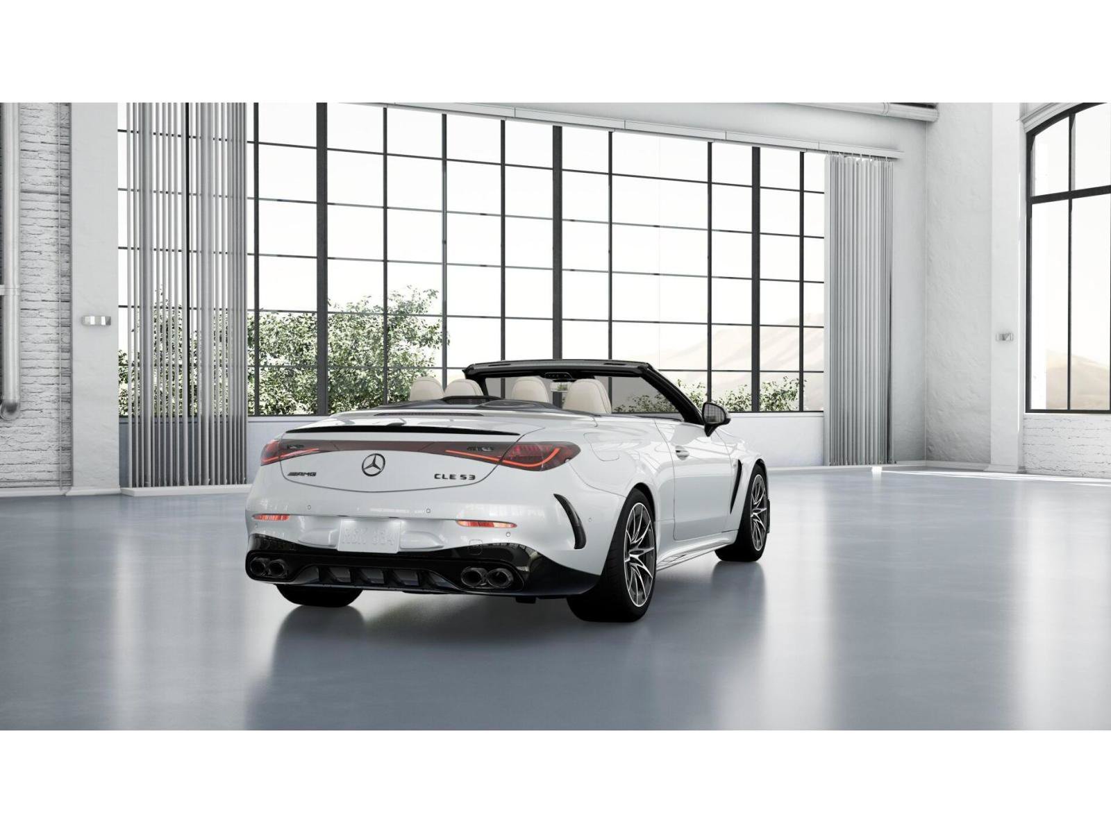 New 2027 MANUFAKTUR Moonlight White Metallic Mercedes-Benz AMG® CLE 53 4MATIC+ Cabriolet image 38