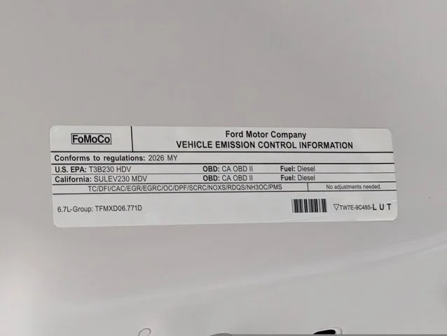 New 2026 Oxford White Ford F-450® XL image 58