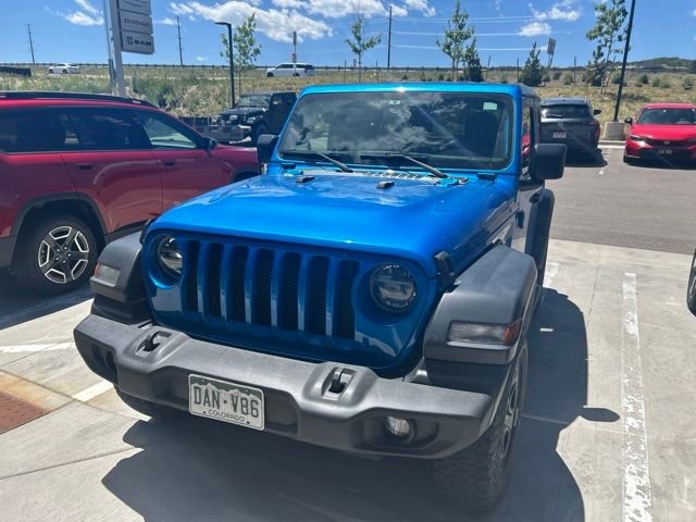Used 2021 Blue Jeep Sport image 2