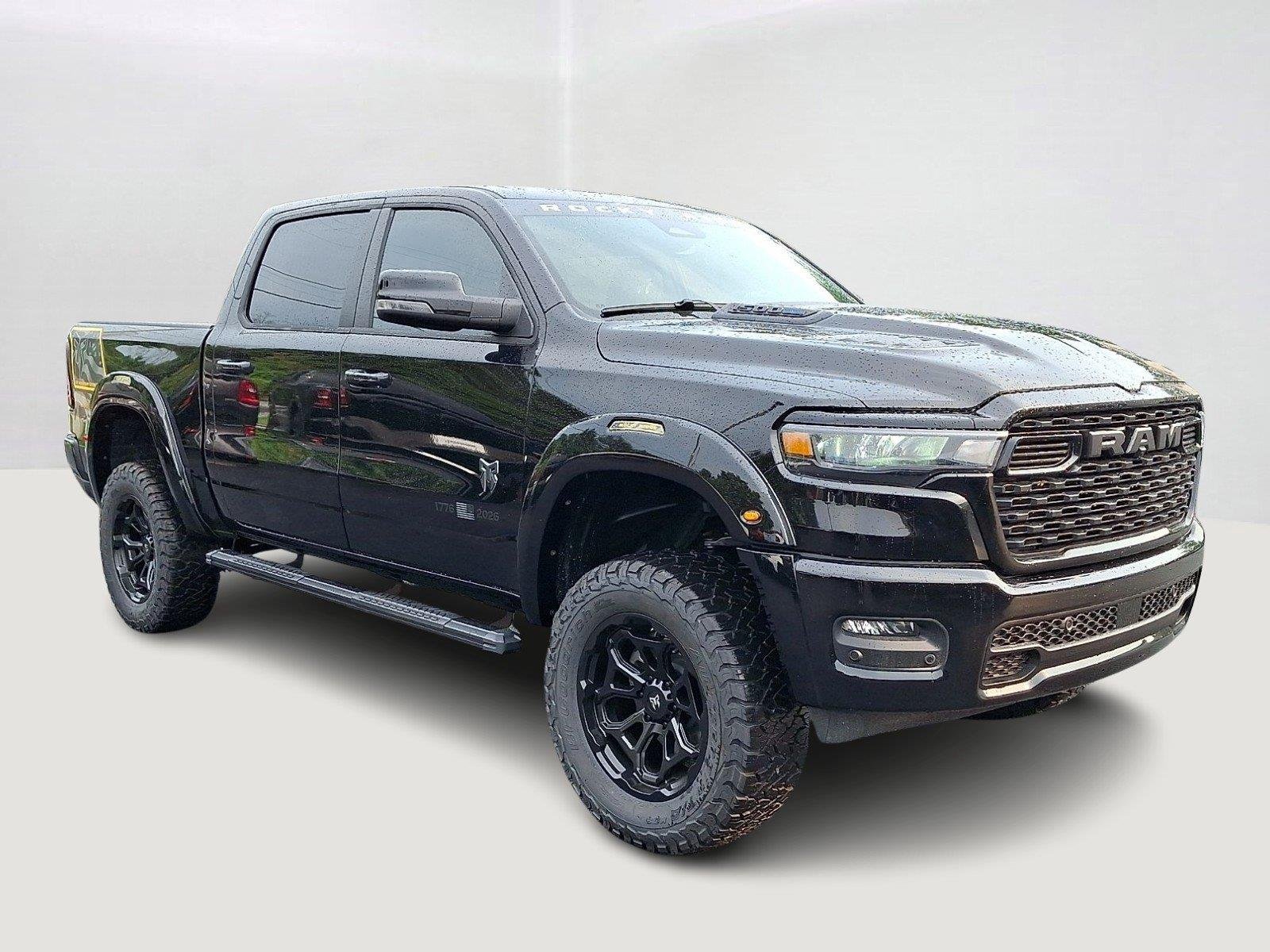 New 2026 Diamond Black Crystal Pearlcoat RAM ROCKY RIDGE Big Horn image 2