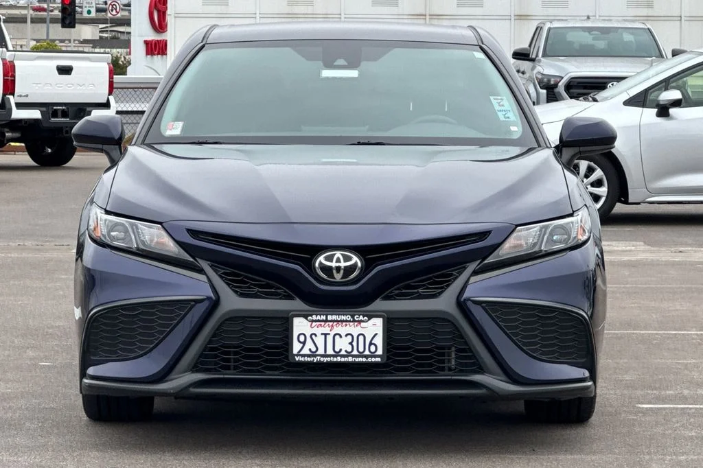 Used 2021 Blue Toyota SE image 9