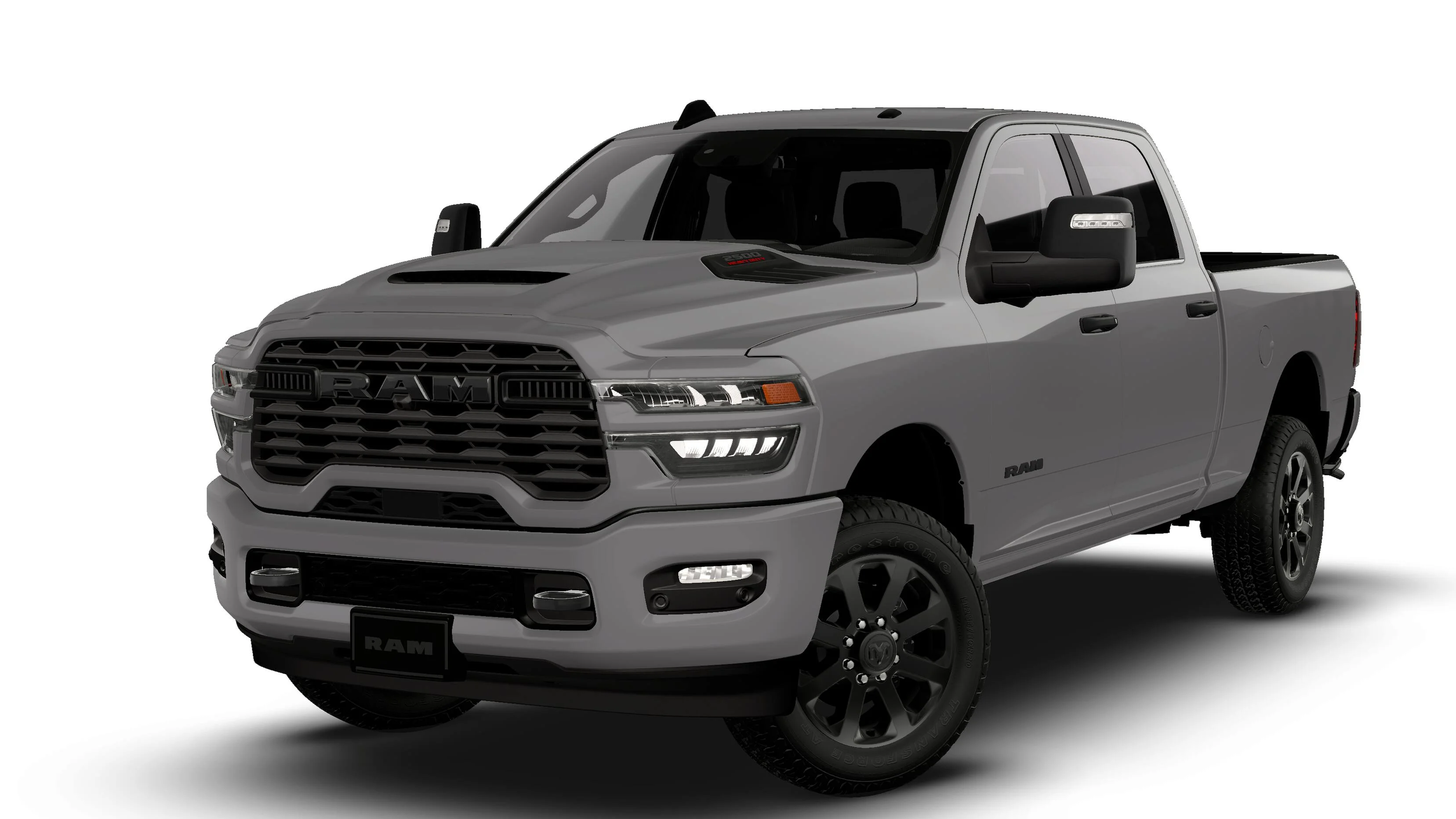 New 2026 Ceramic Gray Clear-Coat Exterior Paint RAM Big Horn image 13