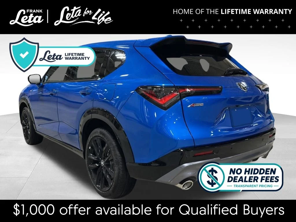 New 2026 Dbl Apex Blue Pearl Ii Acura A-Spec Advance Package image 3