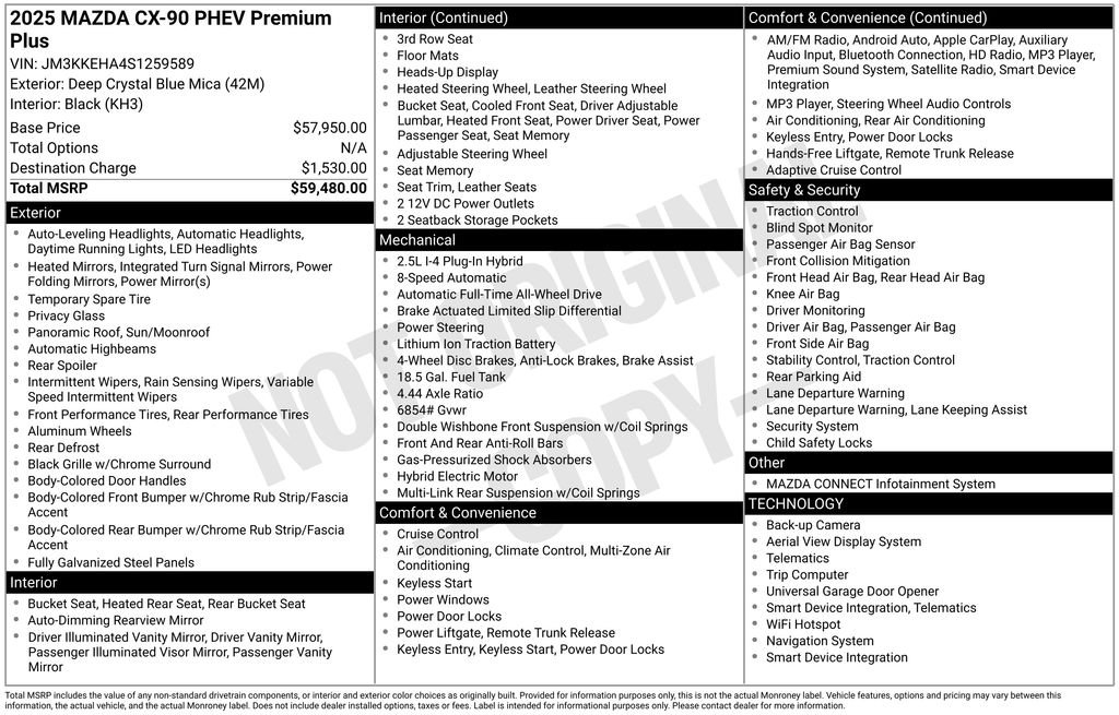 2025 Mazda CX-90 Premium Plus Package - Photo 6