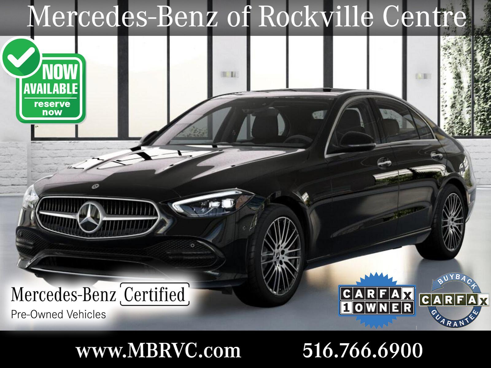 Certified Used 2023 Black Mercedes-Benz C 300 image 1