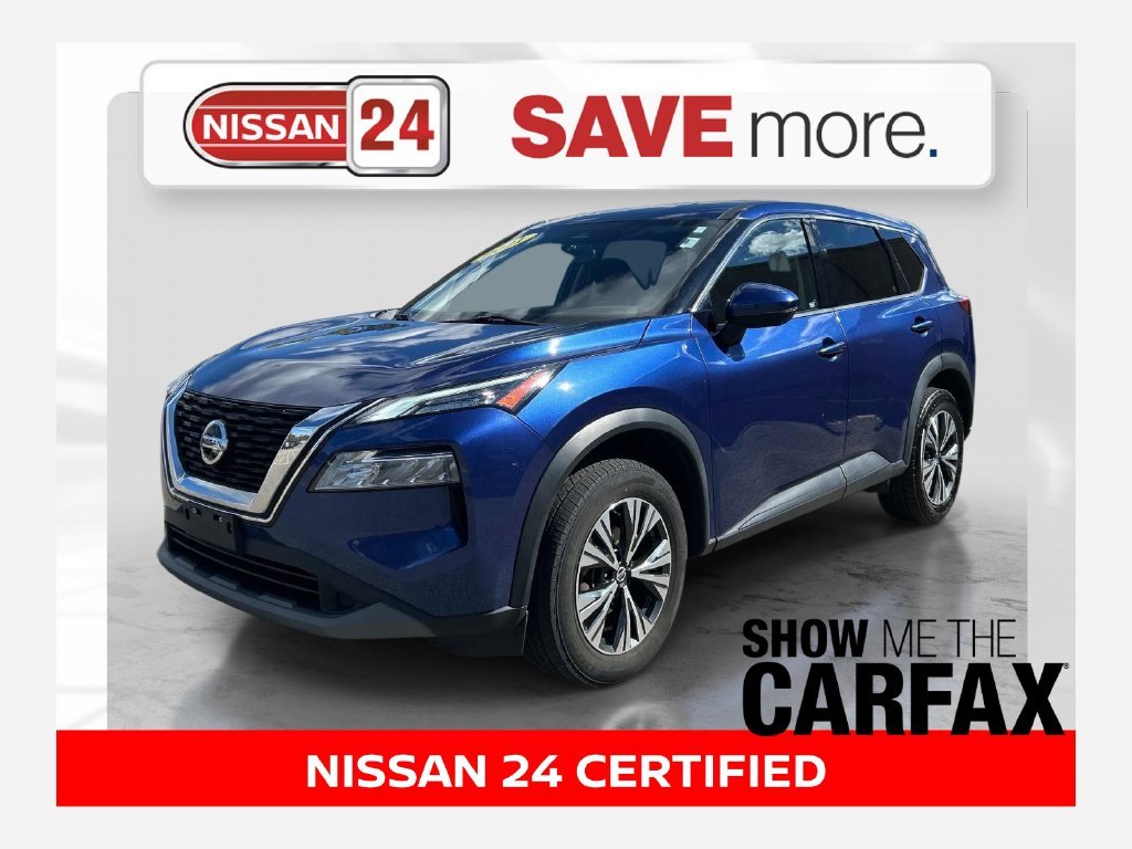 Used 2021 Blue Nissan SV image 1