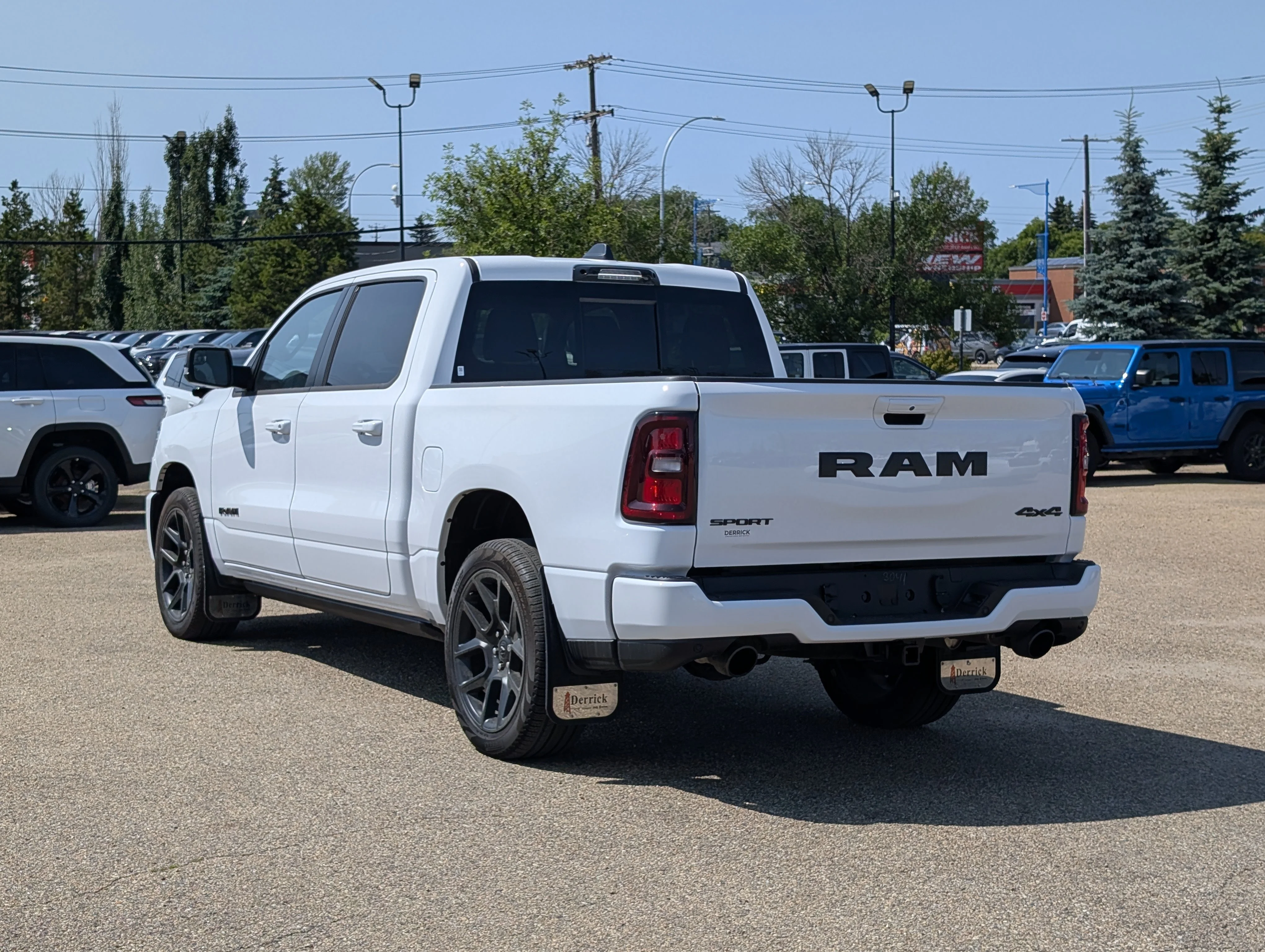 New 2025 Bright White Ram Sport image 4