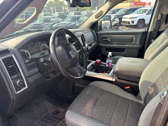 Used 2019 Brilliant Black Crystal Pearlcoat Ram SLT image 6