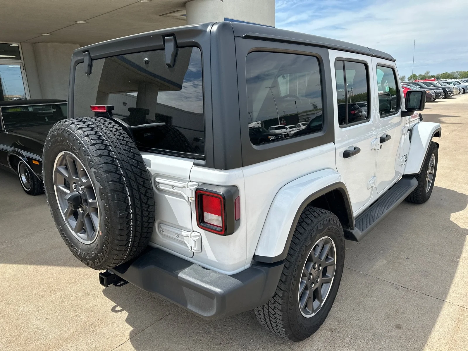 Used 2021 Bright White Clearcoat Jeep Unlimited 80th Anniversary image 7