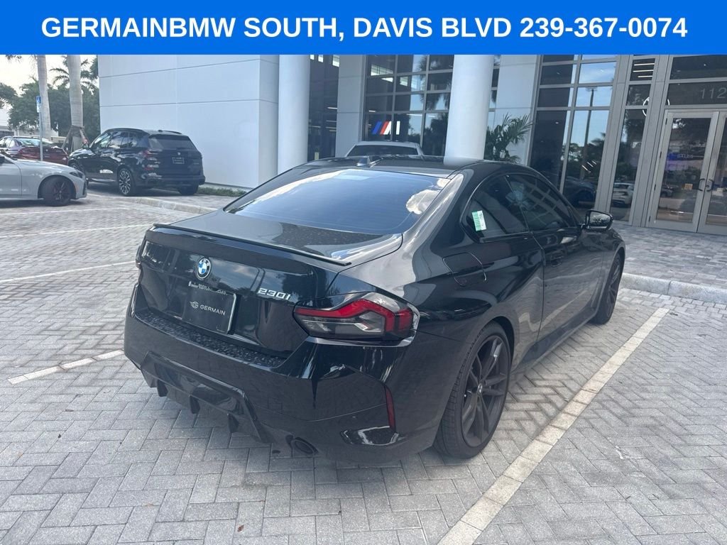 Certified Used 2024 Black Sapphire Metallic BMW 230i image 8