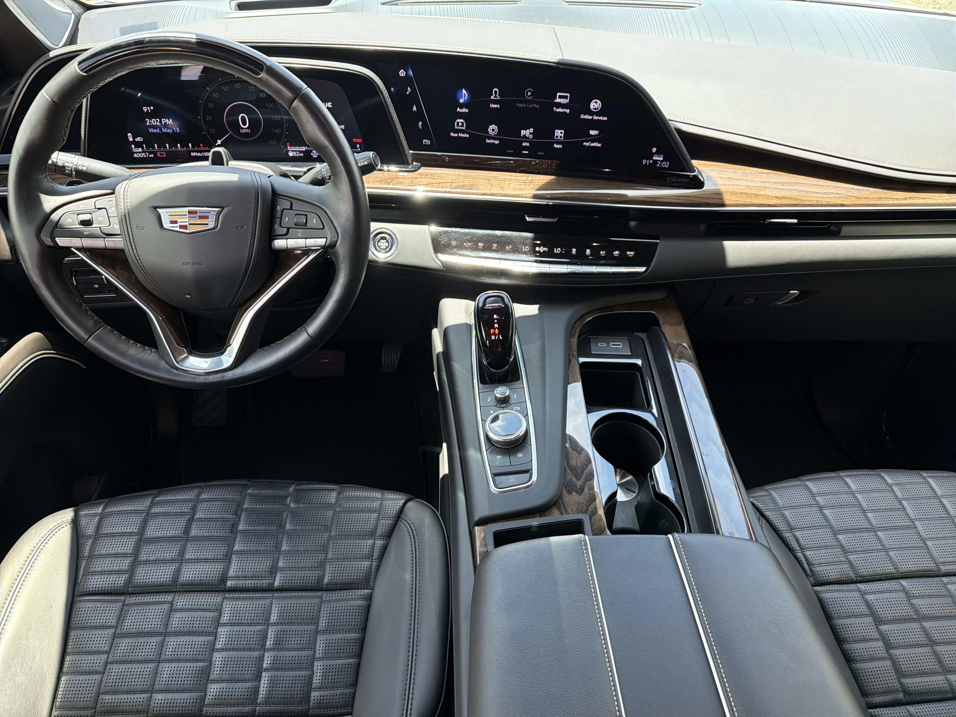 Used 2023 Crystal White Tricoat Cadillac 4WD Sport Platinum image 16