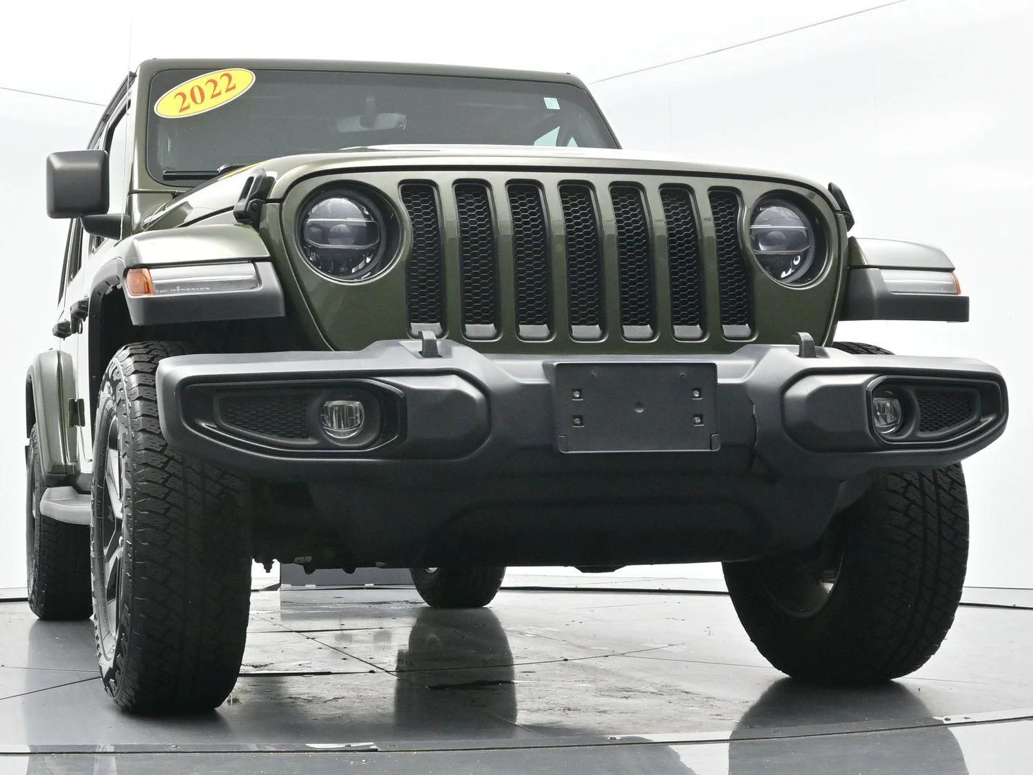 Used 2022 Sarge Green Clearcoat Jeep Unlimited Sahara Altitude image 47