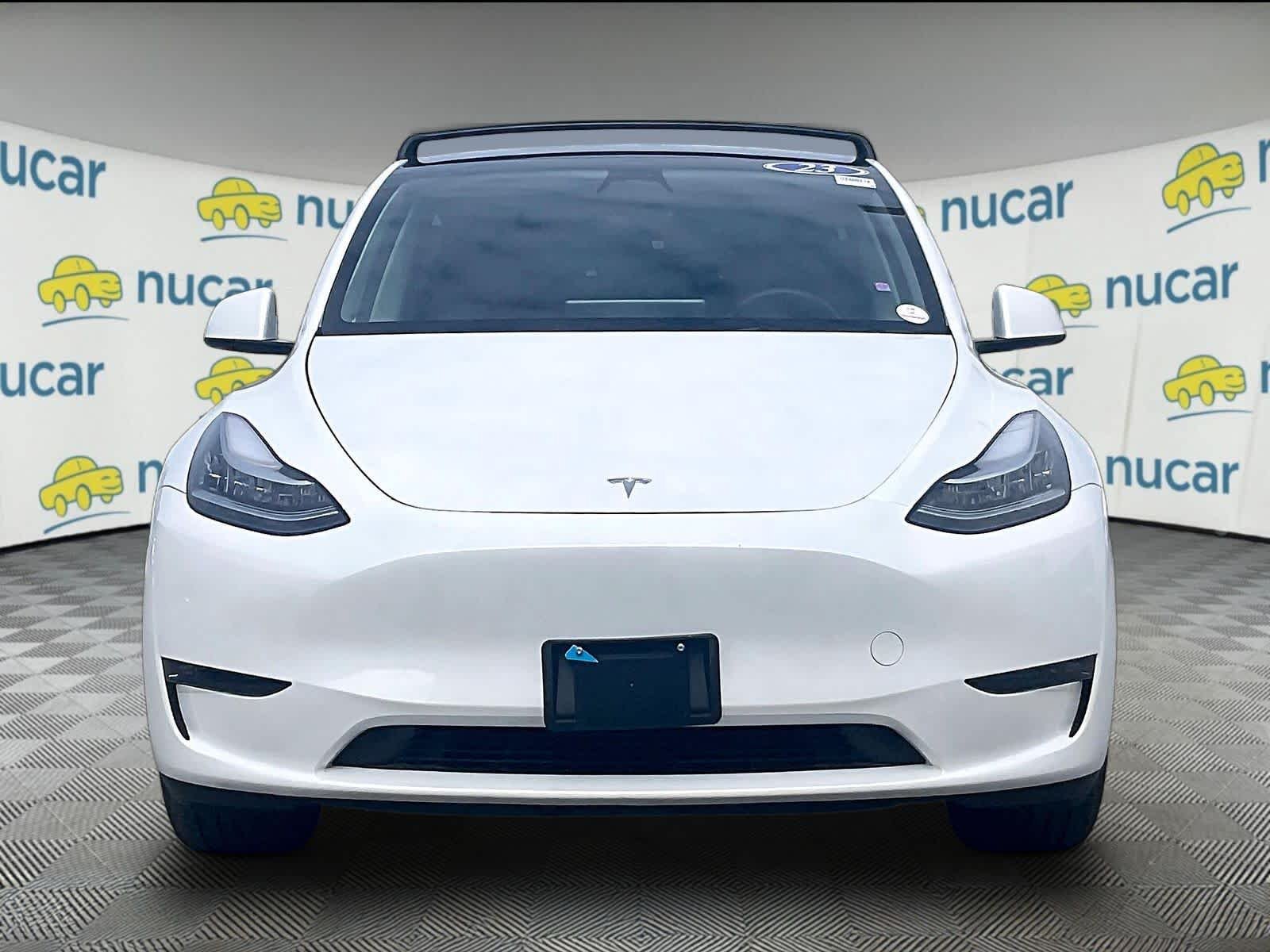Used 2023 Tesla Model Y Long Range with VIN 7SAYGDEEXPA043606 for sale in Norwood, MA