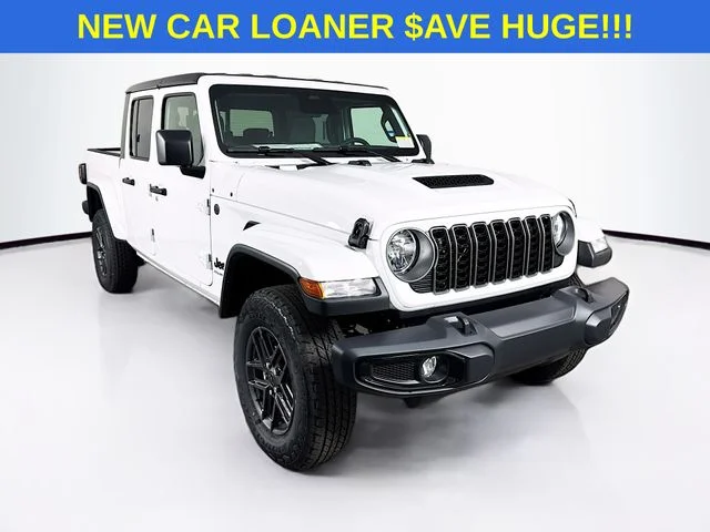 New 2026 Bright White Clear-Coat Exterior Paint Jeep Sport S image 1