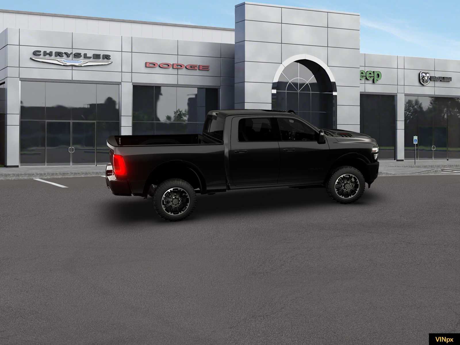 New 2026 Diamond Black Crystal Pearlcoat RAM Rebel image 15