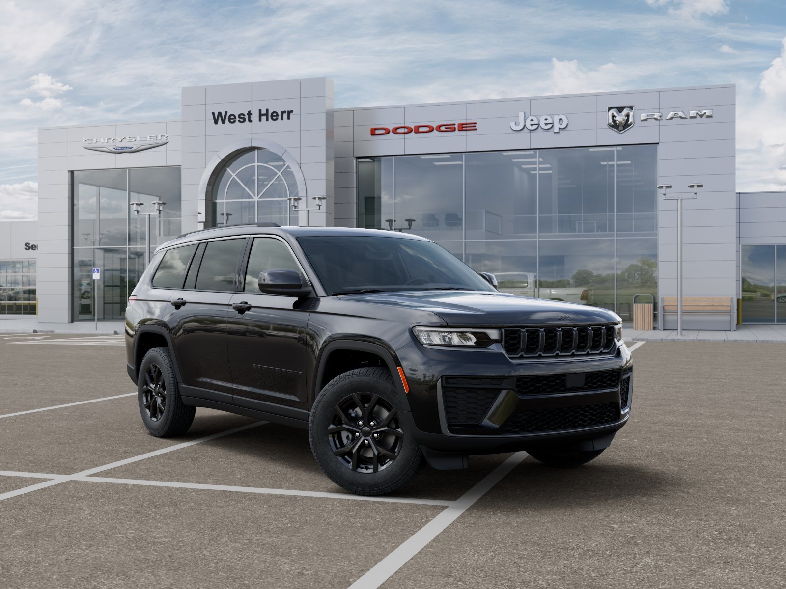 New 2026 Diamond Black Crystal Pearlcoat Jeep GRAND CHEROKEE L LAREDO ALTITU image 31