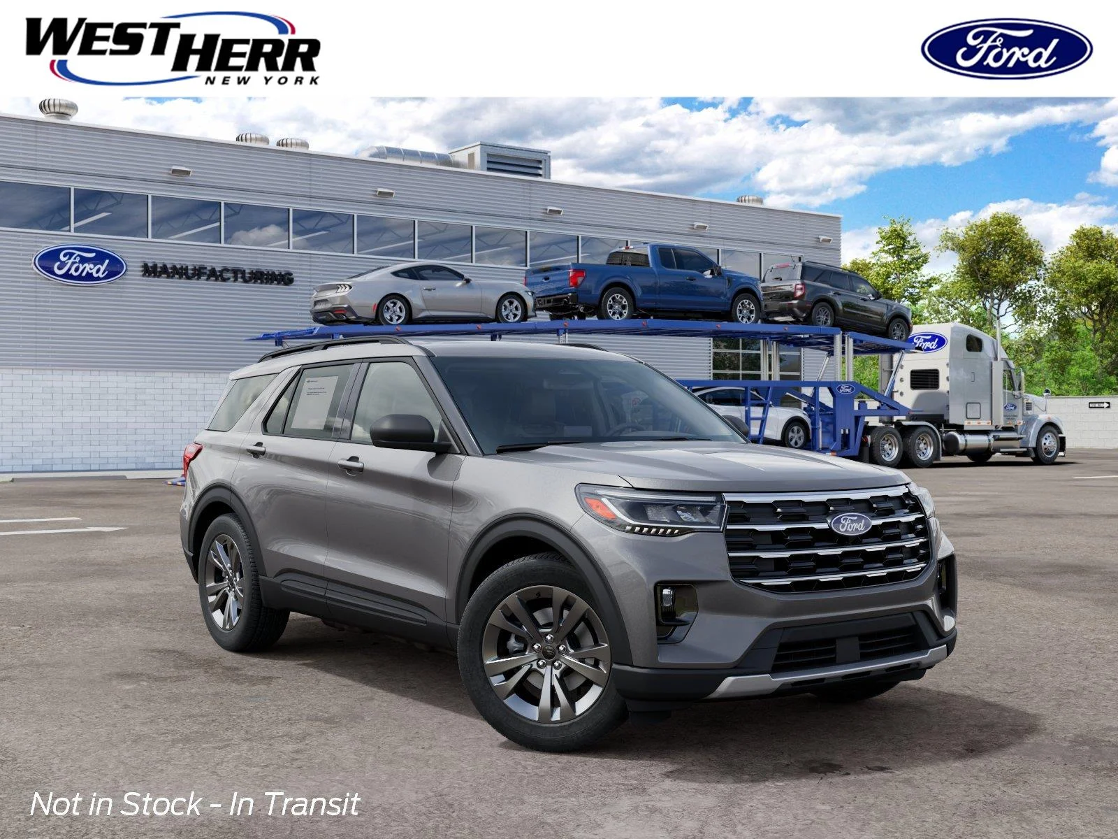 New 2027 Carbonized Gray Metallic Ford Active image 1