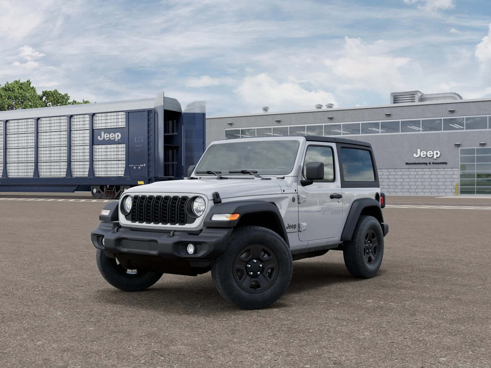 New 2026 Bright White Clearcoat Jeep Sport image 1
