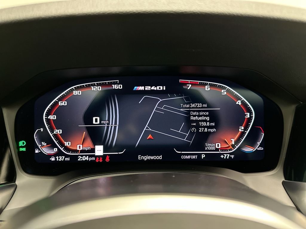 Used 2022 Thundernight Metallic BMW M240i xDrive image 30