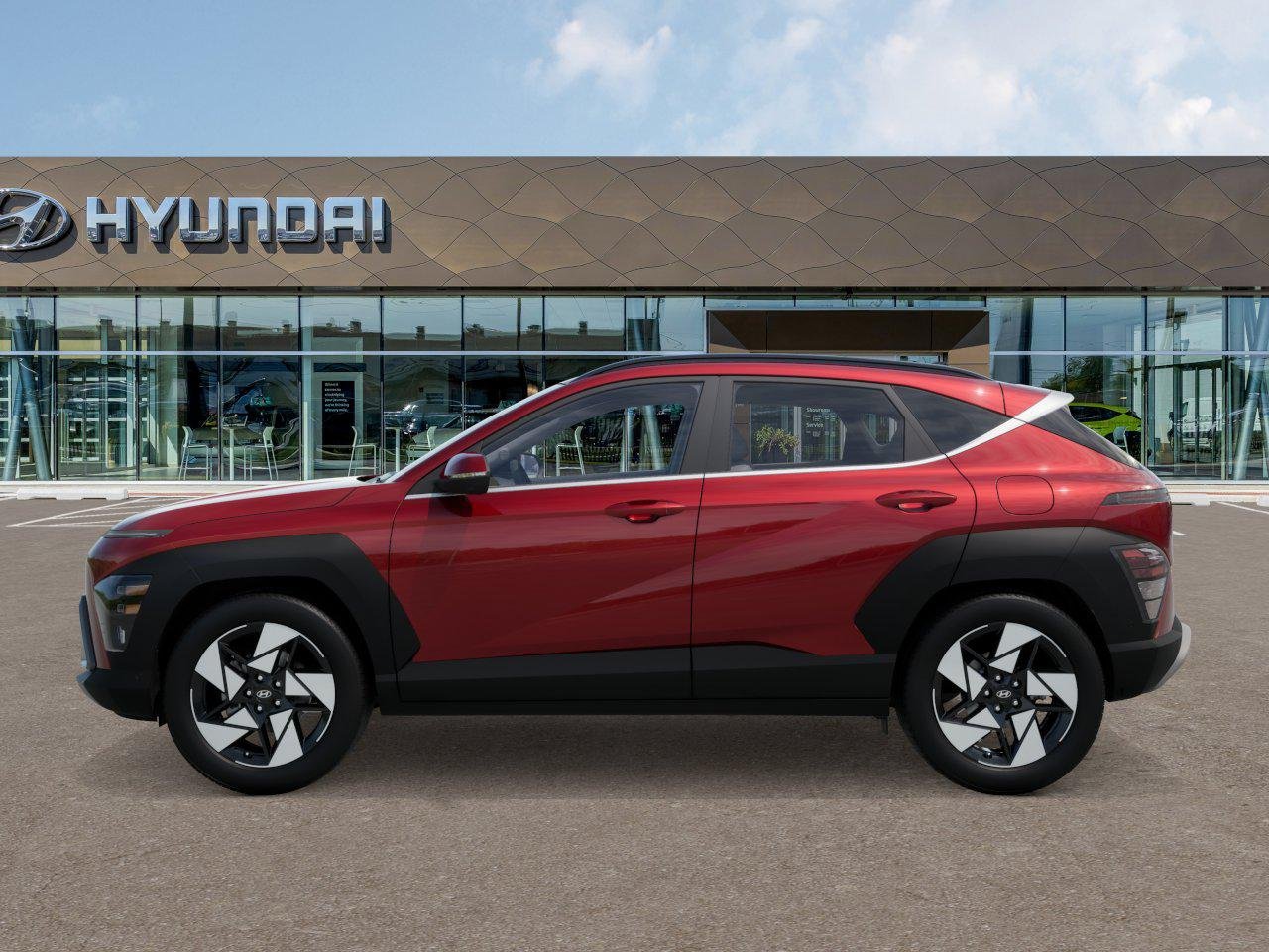 New 2026 Ultimate Red Metallic Hyundai SEL Sport FWD image 3