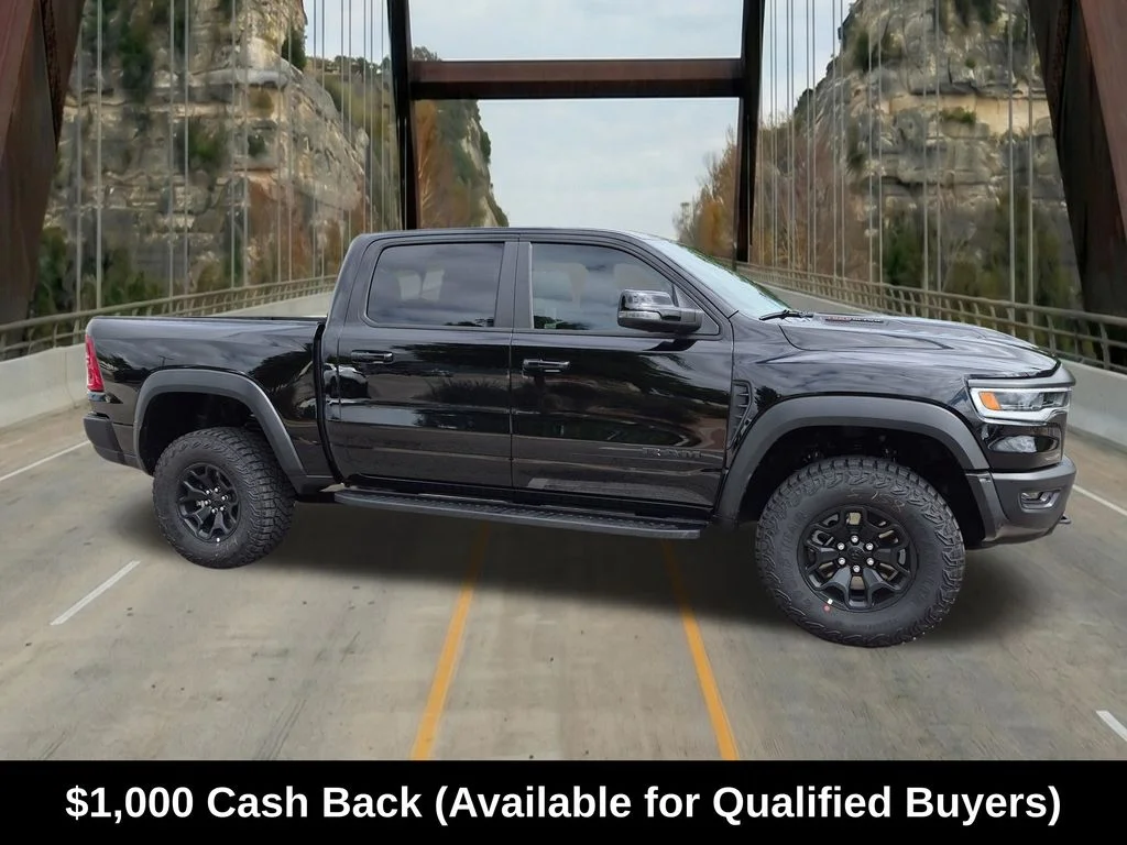 New 2026 Diamond Black Crystal Pearl-Coat Exterior Paint RAM RHO image 12