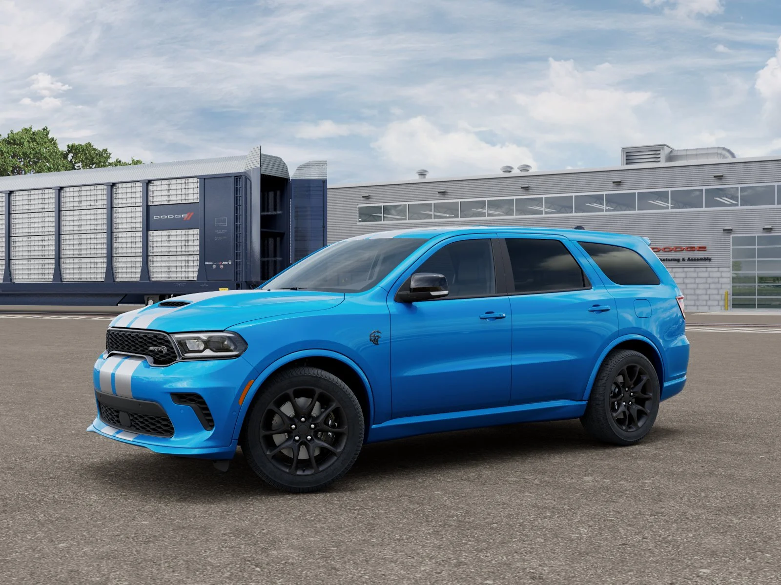 New 2026 B5 Blue Exterior Paint Dodge SRT Hellcat image 4