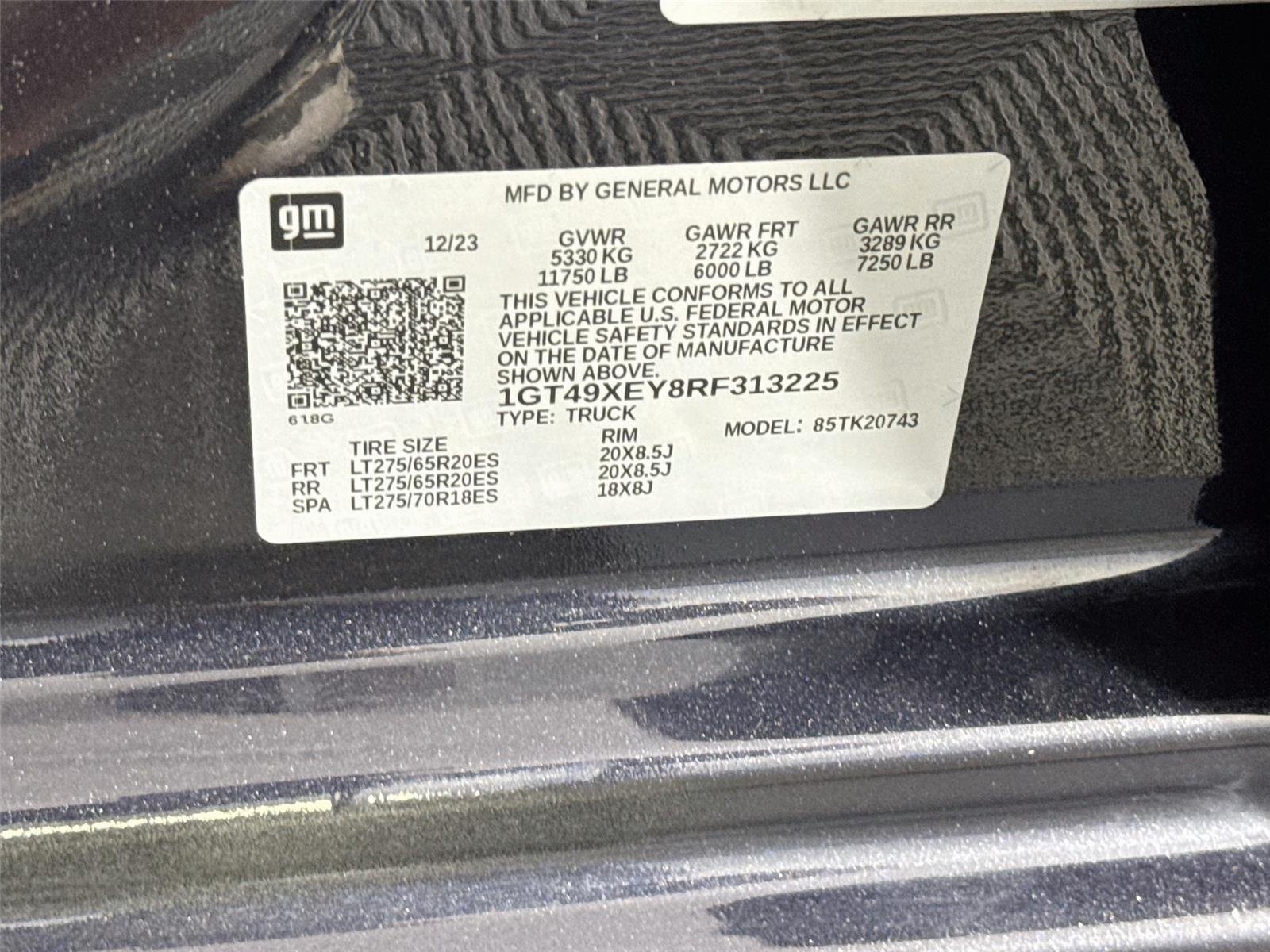 Used 2024 Titanium Rush Metallic GMC Denali Ultimate image 33