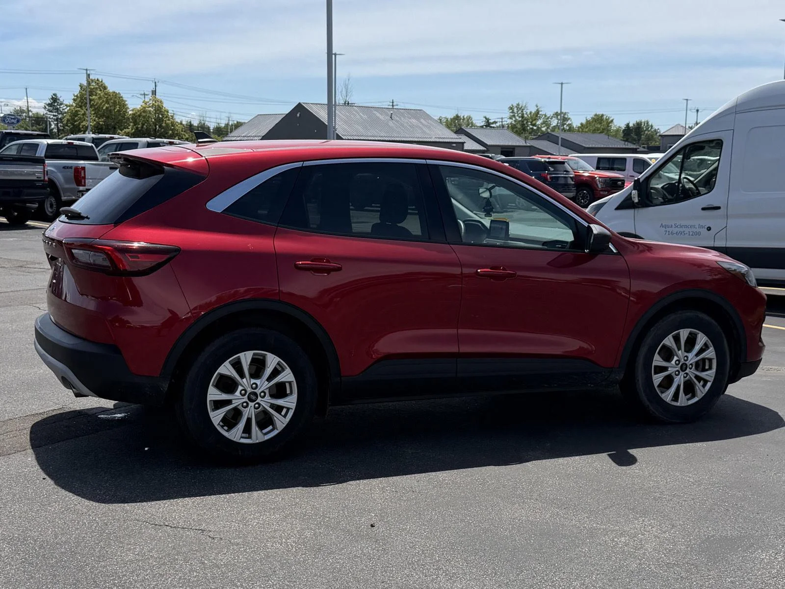 Used 2023 Rapid Red Metallic Tinted Clearcoat Ford Active image 4