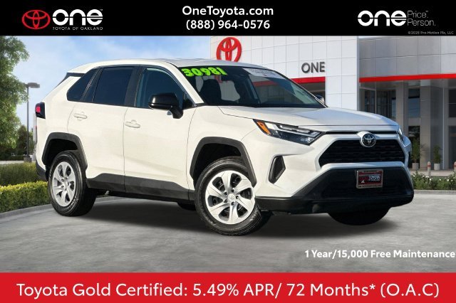 Certified Used 2025 White Toyota LE image 1
