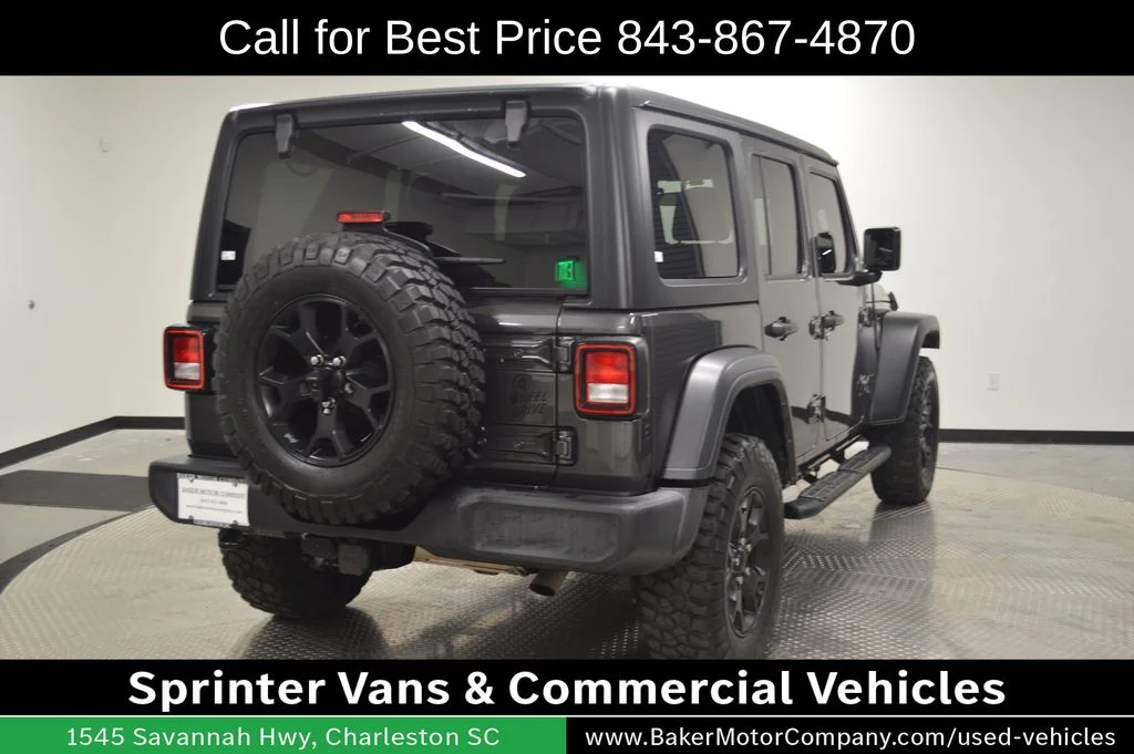 Used 2022 Gray Jeep Unlimited Willys image 5