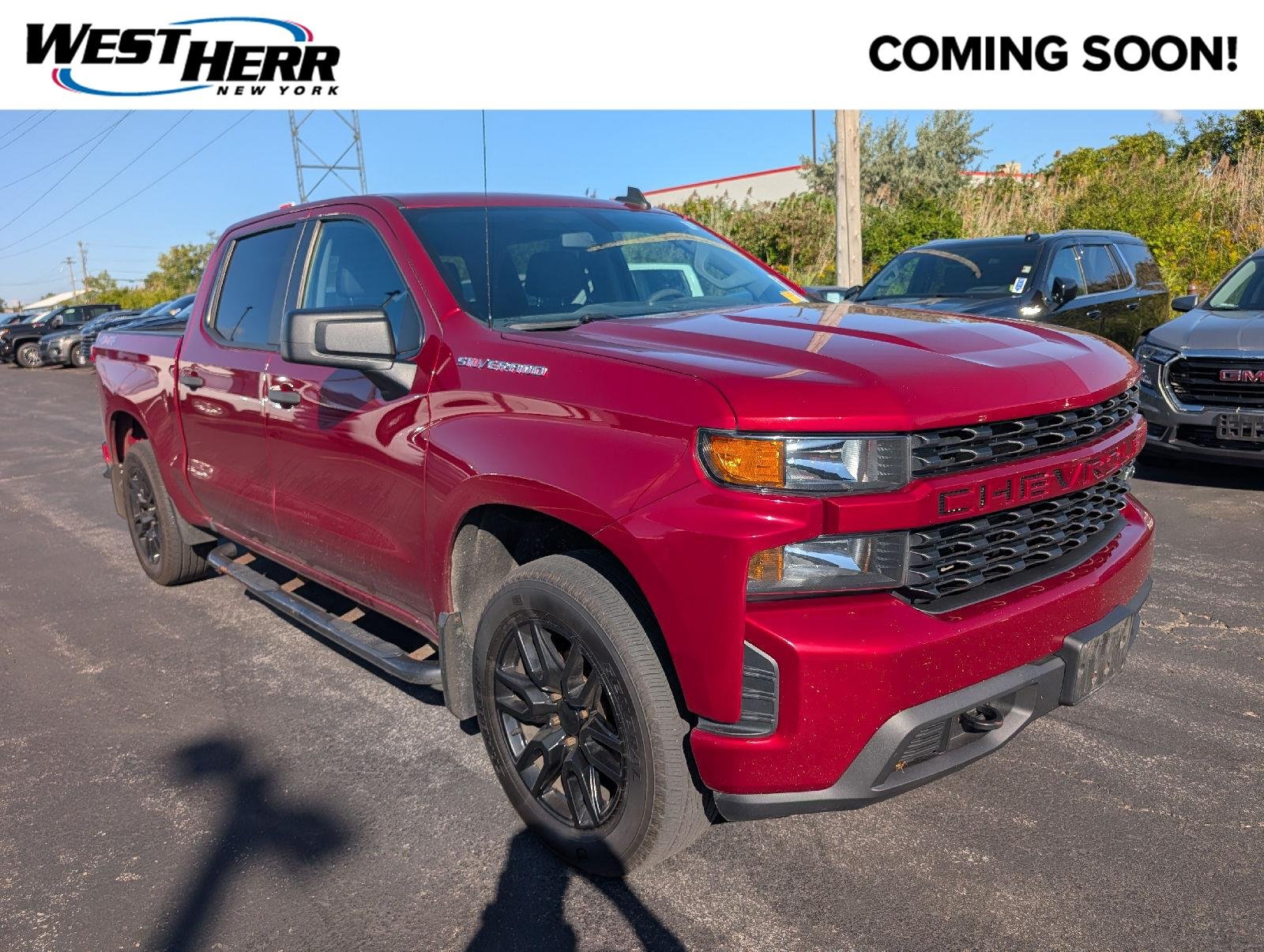 Used 2021 Cherry Red Tintcoat Chevrolet Custom image 1